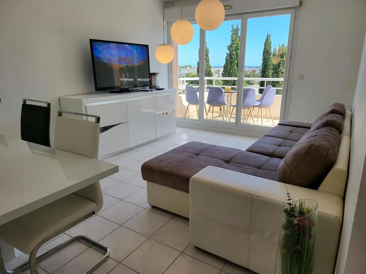 Appart Luxueux 3 Pieces, Piscine, Mer, Terrasse Cannes
